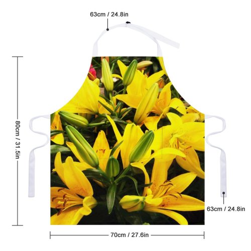 yanfind Custom aprons Flowers Agriculture Beautiful Beauty Bloom Bouquet Clear Countryside Daisy Farm white white-style1 70×80cm