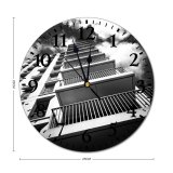 yanfind Fashion PVC Wall Clock Architectural Design Architecture Building Daylight Exterior Futuristic Glass Items Panels Shot Mute Suitable Kitchen Bedroom Decorate Living Room