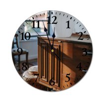 yanfind Fashion PVC Wall Clock Accommodation Apartment Atmosphere Carpet Comfort Cozy Creative Daylight Daytime Decor Decoration Mute Suitable Kitchen Bedroom Decorate Living Room