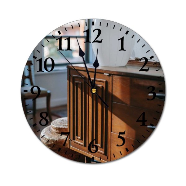 yanfind Fashion PVC Wall Clock Accommodation Apartment Atmosphere Carpet Comfort Cozy Creative Daylight Daytime Decor Decoration Mute Suitable Kitchen Bedroom Decorate Living Room