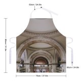 yanfind Custom aprons Aged Amazing Arched Architecture Art Building Carve Ceiling Classic Column Construction Corridor white white-style1 70×80cm