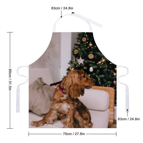 yanfind Custom aprons Adorable Apartment Atmosphere Christmas Cocker Spaniel Comfort Couch Cozy Creature Cute white white-style1 70×80cm