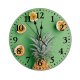 yanfind Fashion PVC Wall Clock Antioxidant Appetizing Arrangement Colorful Delectable Delicious Dessert Diet Eat From Mute Suitable Kitchen Bedroom Decorate Living Room