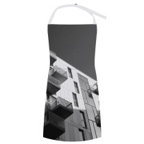 yanfind Custom aprons Architectural Design Architecture Building Clouds Glass Items Shot Outdoors Sky white white-style1 70×80cm
