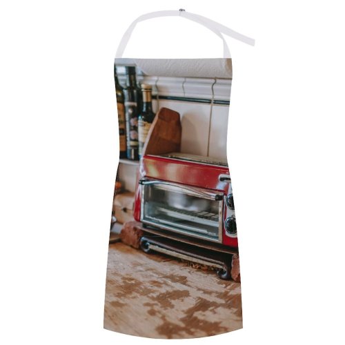 yanfind Custom aprons Aged Apartment Appliance Arrangement Bottle Cook Cozy Culinary Design Detail Electric white white-style1 70×80cm