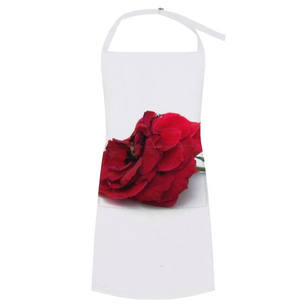 yanfind Custom aprons Flower Rose Romance Beautiful Beauty Birthday Bloom Botany Bouquet Bud white white-style1 70×80cm
