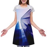 yanfind Custom aprons Abstract Architectural Design Architecture Building City Cityscape Clouds Contemporary Downtown Exterior Facade white white-style1 70×80cm