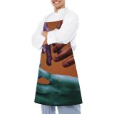 yanfind Custom aprons Art Colorful Contact Fingers Hands Multicolor Picture Touch Touching United Unity white white-style1 70×80cm