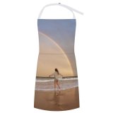 yanfind Custom aprons Admire Anonymous Beach Coast Coastline Colorful Embankment Faceless Female Freedom Happy Journey white white-style1 70×80cm
