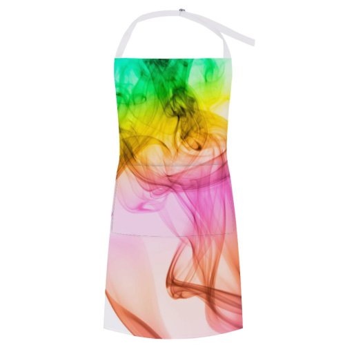 yanfind Custom aprons Multicolor Abstract Aroma Aromatherapy Smell white-style1 70×80cm