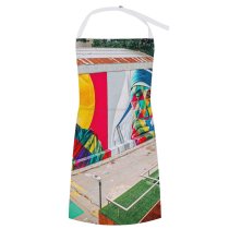 yanfind Custom aprons Artwork City Colorful Contemporary Space Creative Daytime Decorative Design Equal Equality Exterior white white-style1 70×80cm
