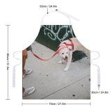 yanfind Custom aprons Adorable Anonymous Casual City Creature Crop Dog Ethnic Faceless Female Footpath white white-style1 70×80cm