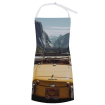 yanfind Custom aprons Adventure Aged Auto Automotive Cabriolet Car Colorful Convertible Space Drive Explore Freedom white white-style1 70×80cm