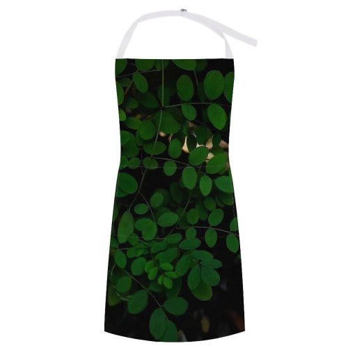 yanfind Custom aprons Art Texture Abstract Luck Leaf Design Flora Growth Clover Lucky Saint white white-style1 70×80cm
