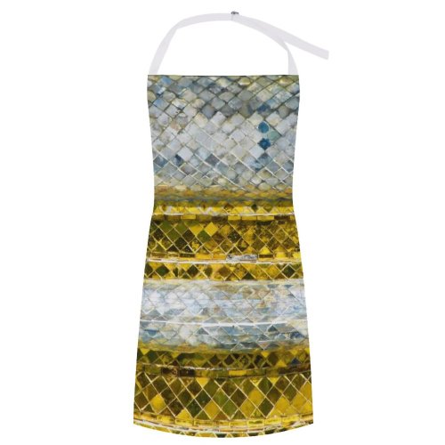 yanfind Custom aprons Texture Abstract Glass Backdrop Beautiful Christmas Design Elegance Gilded Glamour white white-style1 70×80cm