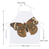 yanfind Custom aprons Moth Design Butterfly Eyes Antenna Fly Insect Catapiller Larva Fur white white-style1 70×80cm