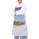 yanfind Custom aprons Aged Architecture Atmosphere Beach Sky Cloudy Coast Construction Daytime Direction white white-style1 70×80cm