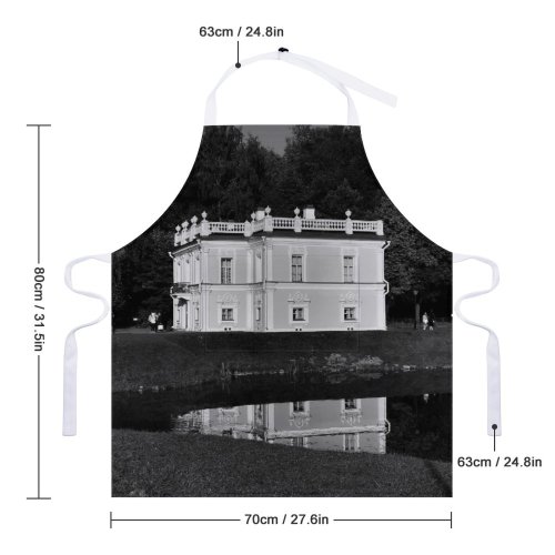 yanfind Custom aprons Adventure Ancient Architecture Branch Building Bw Coast Construction Daytime Destination Embankment white white-style1 70×80cm