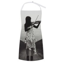 yanfind Custom aprons Acoustic Anonymous Art Artist Bw Classic Compose Concentrate Creative Entertain Faceless white white-style1 70×80cm