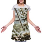 yanfind Custom aprons Architecture Beautiful Bloom Blooming Branch Daylight Flora Flower Garden Glass Growth Leaf white white-style1 70×80cm