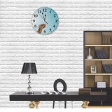 yanfind Fashion PVC Wall Clock Arm Beautiful Flower Daisy Delicate Faceless Light Oxeye Mute Suitable Kitchen Bedroom Decorate Living Room