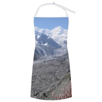 yanfind Custom aprons Nanga Parbat Fairy Meadows Mountains Landscape Pakistan Snow Sand Rocks Cliffs white white-style1 70×80cm