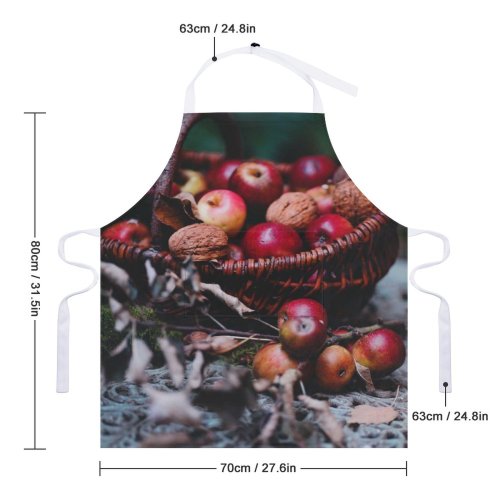 yanfind Custom aprons Abundance Agriculture Appetizing Arrangement Autumn Basket Countryside Cultivate Daylight Delicious Dessert white white-style1 70×80cm