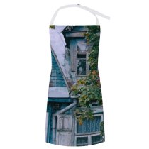 yanfind Custom aprons Accommodation Aged Apartment Branch Building Condominium Corrosion Countryside Crack Crumble Damage Decay white white-style1 70×80cm