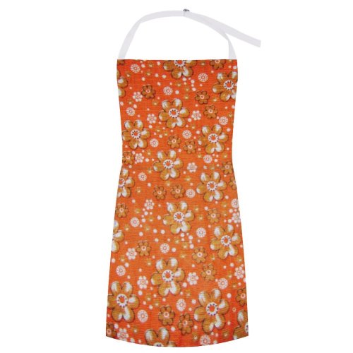 yanfind Custom aprons Texture Design Fabric Floraldesign white white-style1 70×80cm