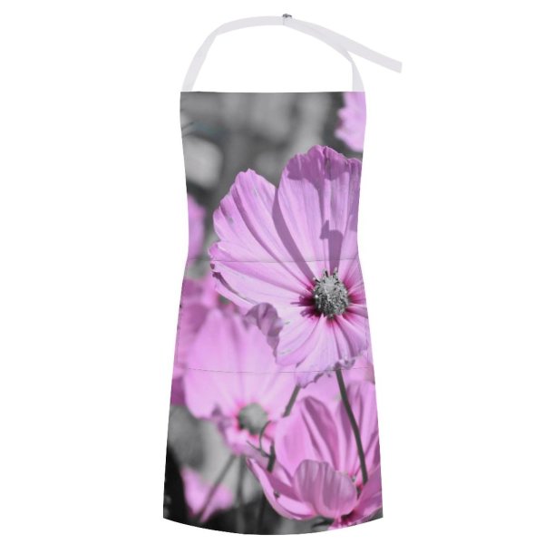 yanfind Custom aprons Flower Garden Monochromatic Pretty Love Peace Care Health Summer white white-style1 70×80cm