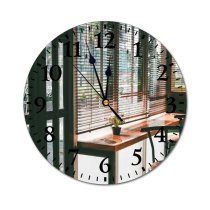 yanfind Fashion PVC Wall Clock Bar Stool Blinds Café Chairs Door Interior Design Mute Suitable Kitchen Bedroom Decorate Living Room