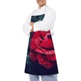 yanfind Custom aprons 4k Beautiful Flower Flowers Bloom Blooming Damp Delicate Dew Dewdrops Leaves white white-style1 70×80cm