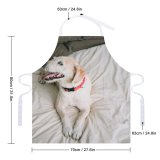 yanfind Custom aprons Adorable Bed Bedroom Calm Comfort Creature Crumple Curious Cute Dog Fauna white white-style1 70×80cm