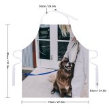 yanfind Custom aprons Adorable Anonymous Calm Caress Casual Cheerful Content Creature Crop Cute Dog white white-style1 70×80cm