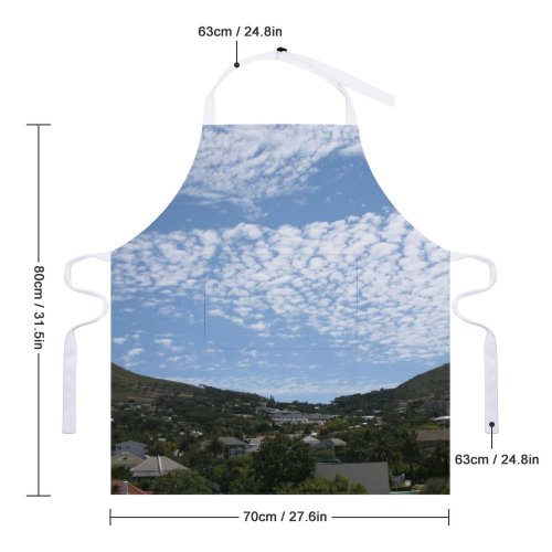 yanfind Custom aprons Clouds Kloof Nek Landscape Town Sky white white-style1 70×80cm