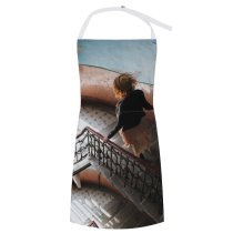yanfind Custom aprons Aged Anonymous Architecture Banister Damaged Light Downstairs Fashion Female Flight Stairs From001 white white-style1 70×80cm