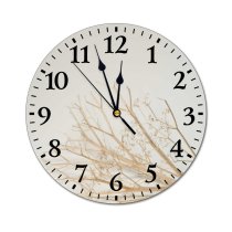 yanfind Fashion PVC Wall Clock Abstract Autumn Bare Beautiful Botanic Botany Branch Concept Creative Cultivate Decor Decorate Mute Suitable Kitchen Bedroom Decorate Living Room