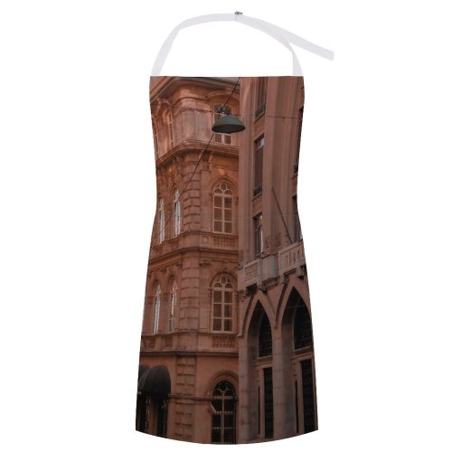 yanfind Custom aprons Aged Ancient Architecture Area Attract Building Carve City Classic Complex Construction white white-style1 70×80cm