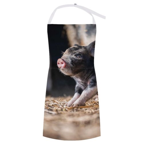 yanfind Custom aprons Adorable Baby Barn Country Countryside Creature Curious Cute Daytime Domesticated Enclosure white white-style1 70×80cm