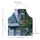 yanfind Custom aprons Accommodation Aged Apartment Branch Building Condominium Corrosion Countryside Crack Crumble Damage Decay white white-style1 70×80cm
