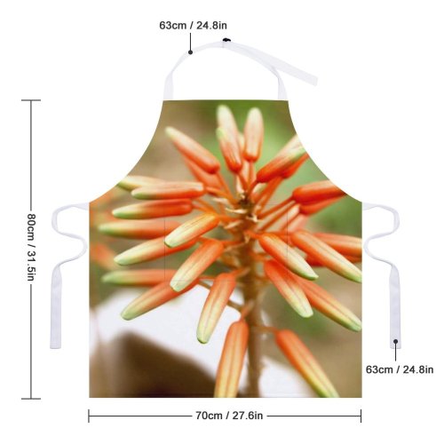 yanfind Custom aprons Flower Macro Beautiful Beauty Blooming Botany Closeup Decoration Delicate Elegance Flora white-style1 70×80cm