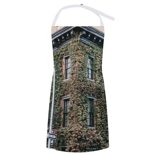 yanfind Custom aprons Accommodation Apartment Architecture Brick Wall Building City Construction Daylight Daytime Decor001 white white-style1 70×80cm