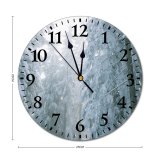 yanfind Fashion PVC Wall Clock Beauty Botany Branch Breathtaking Coniferous Daytime Dry Evergreen Fog Forest Grow Growth Mute Suitable Kitchen Bedroom Decorate Living Room