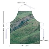 yanfind Custom aprons Aerial Calm Cliff Colorful Countryside Drone Field Flora Foliage Formation From white white-style1 70×80cm