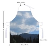 yanfind Custom aprons Cloudy Bulgaria Balkan Natural Outdoors Vacation Travel Travelling Sky Clouds Forest white white-style1 70×80cm