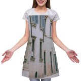 yanfind Custom aprons Accommodation Aged Arched Architecture Area Balcony Building Calm City Construction Contemporary white white-style1 70×80cm