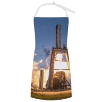 yanfind Custom aprons Architecture Clouds Dark Dawn Dusk Energy Evening Grass Landscape Light Outdoors Pollution white white-style1 70×80cm