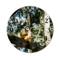 yanfind Fashion PVC Wall Clock Adorable Angry Beam Biology Blurred Botany Carnivore Creature Curious Cute Daytime Ecosystem Mute Suitable Kitchen Bedroom Decorate Living Room