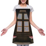 yanfind Custom aprons Aged Ancient Architecture Attract Bench Building Castle Cloth Curtain Daylight Daytime white white-style1 70×80cm