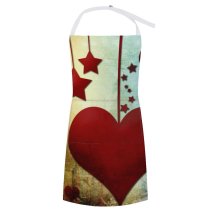 yanfind Custom aprons Hearts Shapes Abstract Grunge Texture Gritty Love Strange white-style1 70×80cm